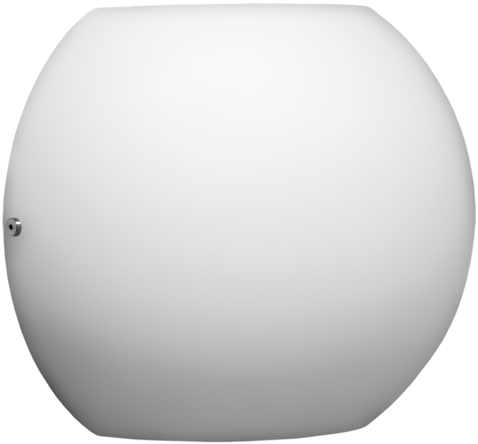 Globo Wall-mounted Glass Luminaire - Lampshade (999x749), Png Download