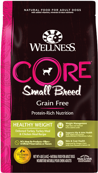 Wellness Core Small Breed Healthy Weight (522x606), Png Download