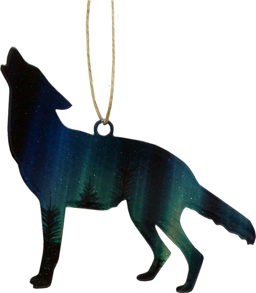 Wolf Ornament - Wolf (1000x1000), Png Download