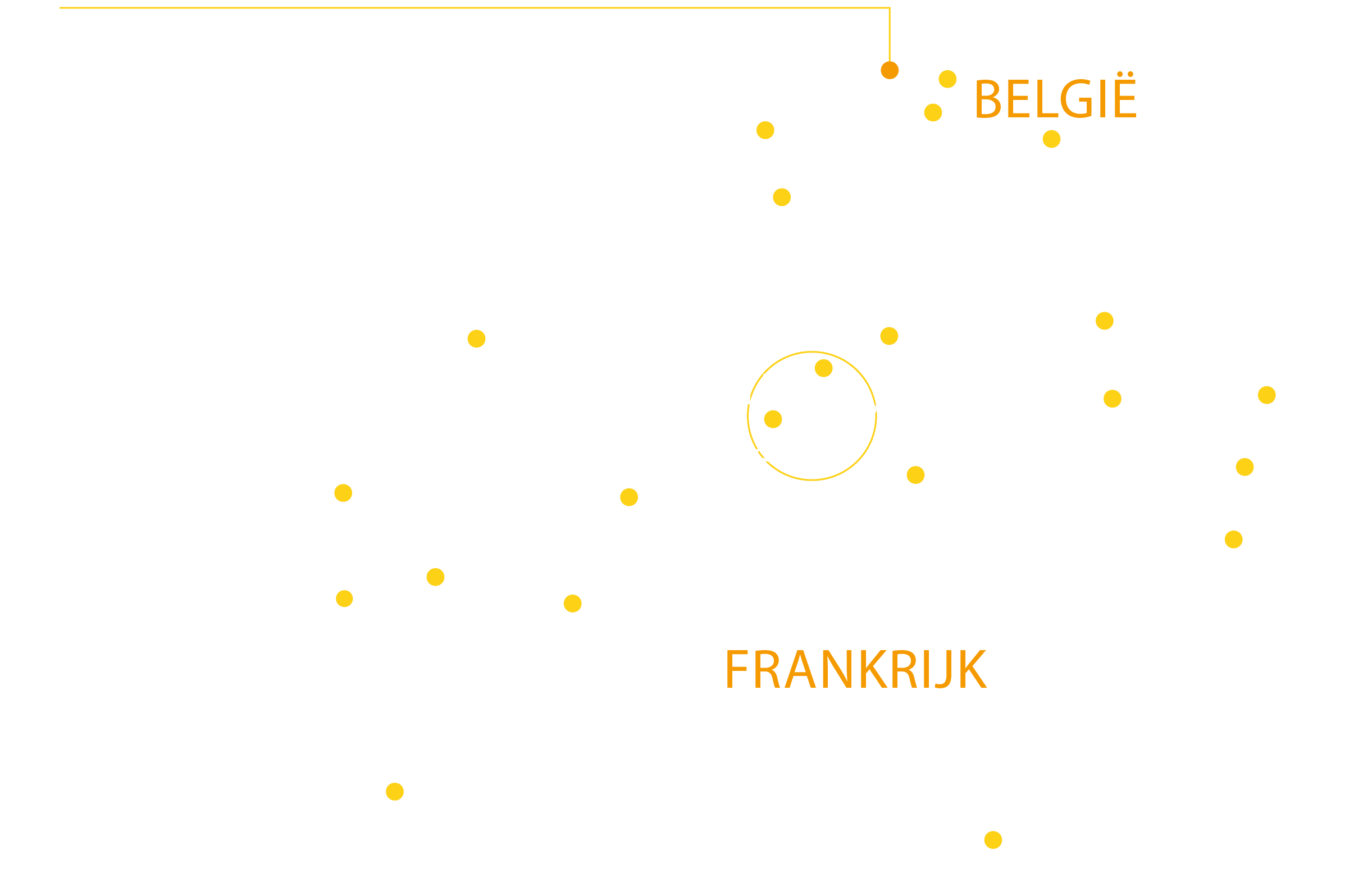 Map Quatra - Orange (2443x1571), Png Download