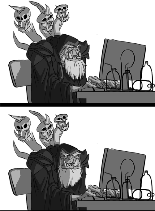 Heroes Of The Storm With Thirsty Daniel - Cartoon (500x695), Png Download