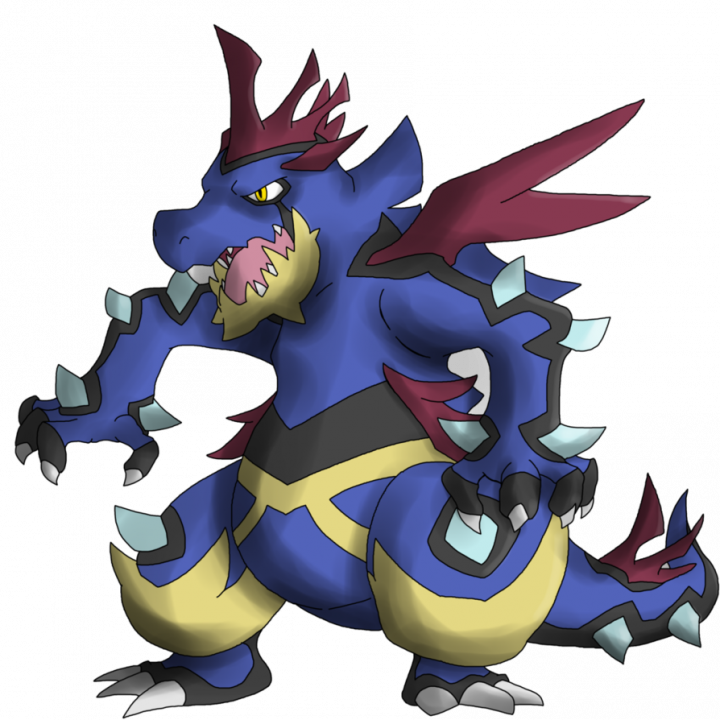 You - Pokemon Totodile Mega Evolution (720x720), Png Download