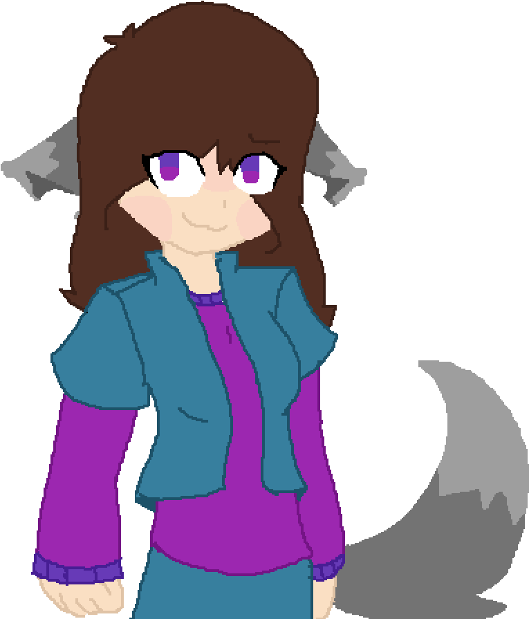 Request- Wolf Girl - Clip Art (1000x1000), Png Download