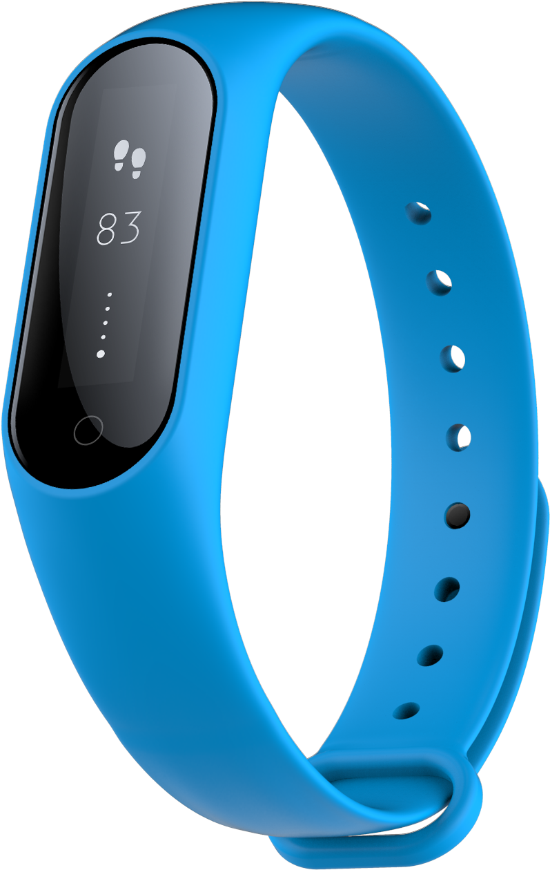Waterproof Sports Smart Wristband Fitness Bracelet - Wristband Heart Rate Monitor Png (2000x1591), Png Download