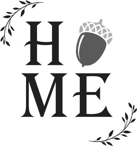 S50059 “home Fall” 18 X 18″ Wood Plank Sign - Devil Font (589x600), Png Download