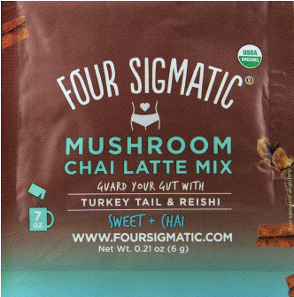 Four Sigmatic, Chai Latte Con Hongo Cola De Pavo & - Fungus (600x700), Png Download