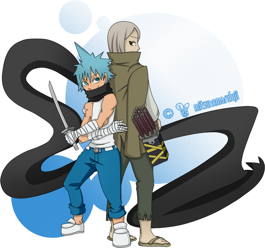 Soul Eater Black*star Black Star Blackstar Mifune Mifune (1200x1200), Png Download