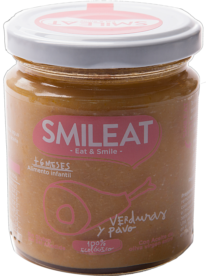 Potito Ecologico De Pavo Con Verduras Smileat 230 Gr - ✅ Smileat Potito Pavo Con Verduras Ecologico 230gr (700x956), Png Download