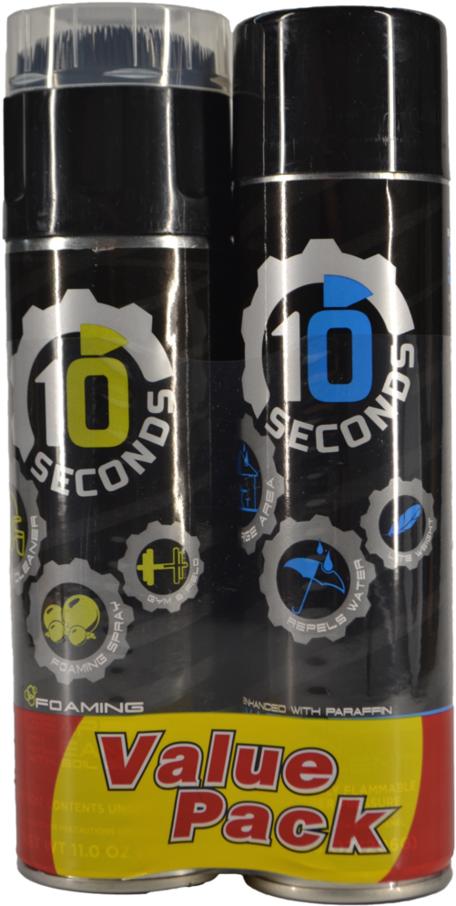 10 Seconds Valuepack Gear Cleaner Plus Water & Stain - Stain Repellent (554x1024), Png Download
