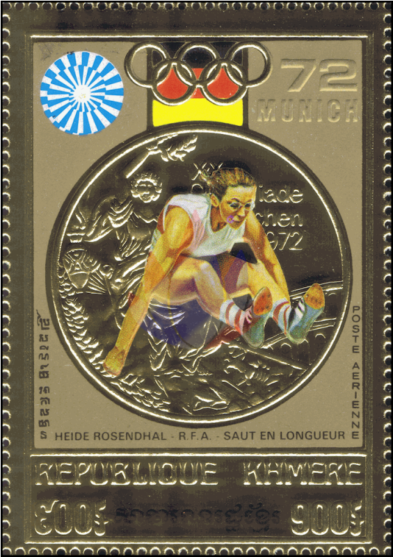 Gold Medalist At The 1972 Summer Olympics In Munich - Gold Medal (800x800), Png Download