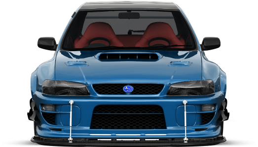 Subaru Impreza Wrx Sti 22b'99 By Brayan Poblete - Subaru (1004x500), Png Download