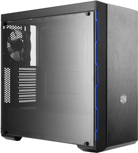 Sleek And Elegant Design - Cooler Master Masterbox Mb600l (650x605), Png Download