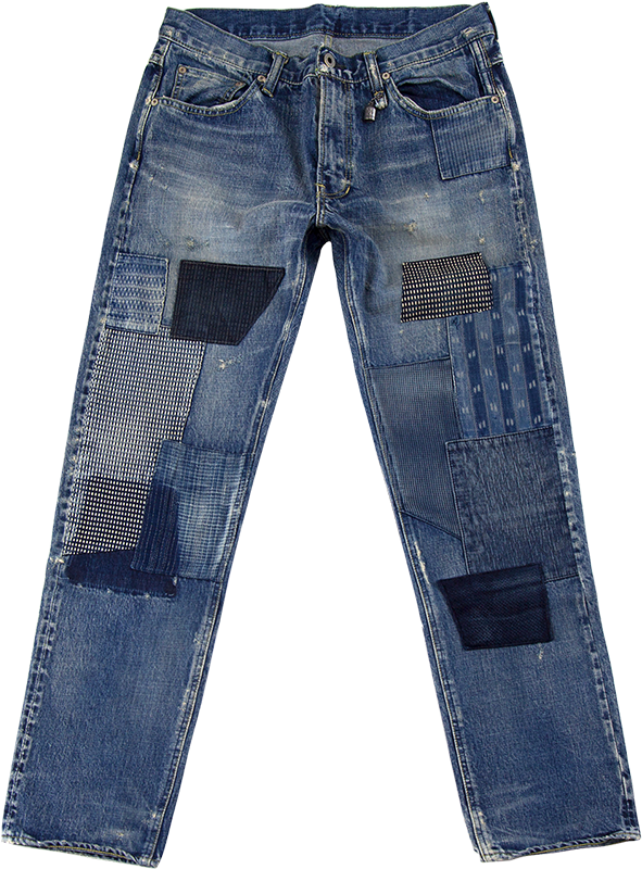 Jean Rip Png Clip Free Download - ウエア ハウス 1001xx 色 落ち (640x853), Png Download