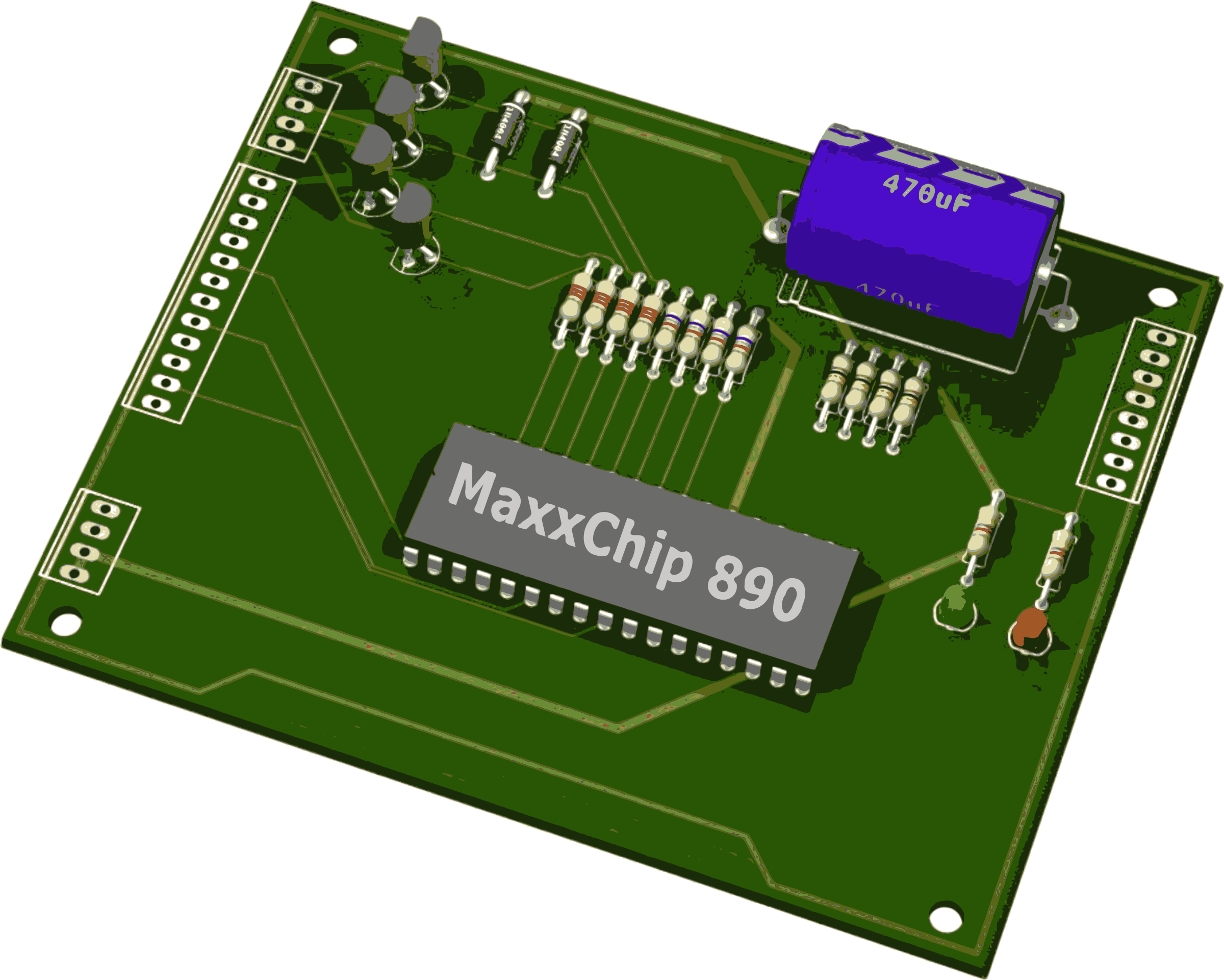 Big Image - Printed Circuit Board (2400x1922), Png Download