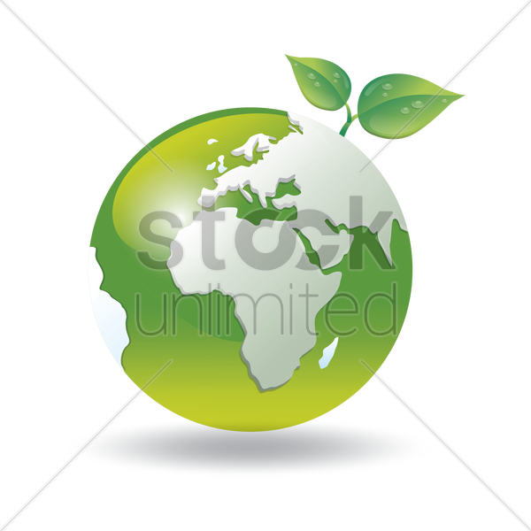 Green Earth Clipart Recycling Earth Natural Environment - Portable Network Graphics (600x600), Png Download