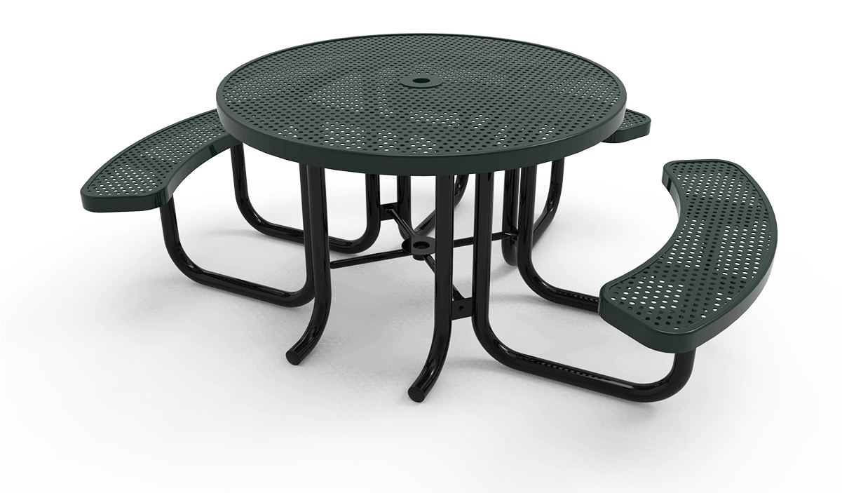 Classic Ada Round Picnic Table - 46-in. Round Ada Picnic Table (1200x838), Png Download