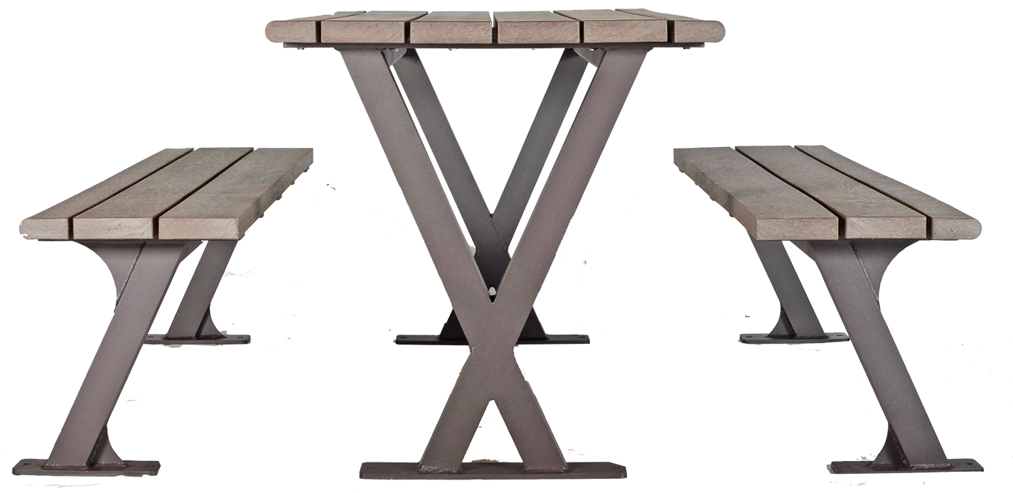 Bayview Picnic Table - Picnic Table (1600x936), Png Download