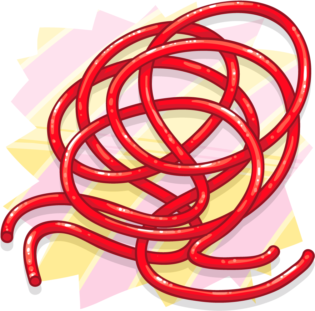 Strawberry Laces - Strawberry (1024x1024), Png Download