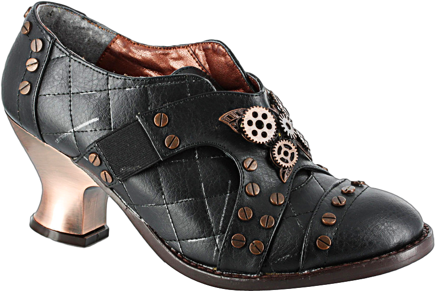 Icon - Black - Steampunk Icon Oxford Shoe (880x600), Png Download