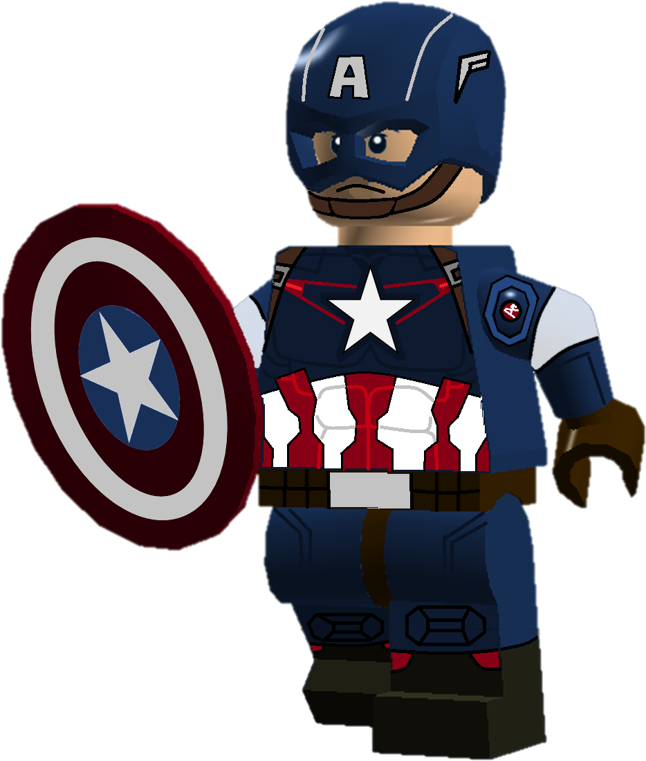 Image Captain America The - Lego Captain America Png (966x1125), Png Download