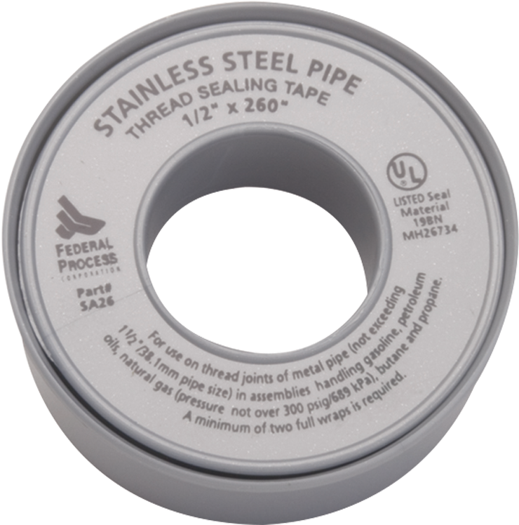 Download Nickel For Stainless Steel Thread Seal Tape PNG Image with