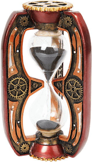 Steampunk Gear Sand Timer - Steampunk Sand Timer (555x555), Png Download