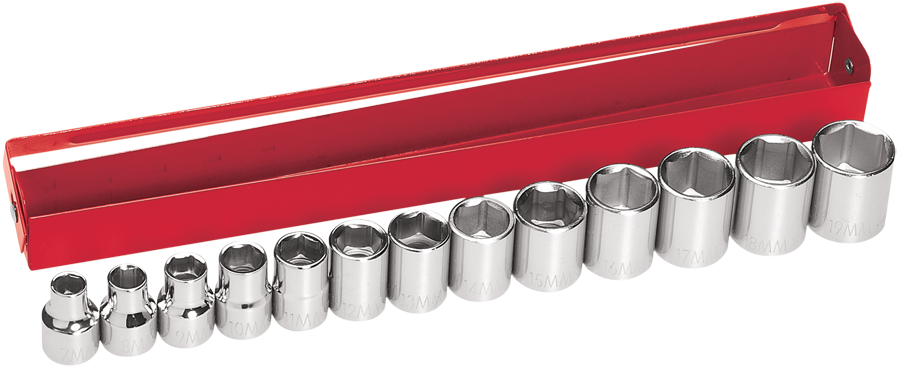Png 65506 - Klein Tools - 3/8" Drive Sockets, Metric, 13 Pc (1000x1000), Png Download