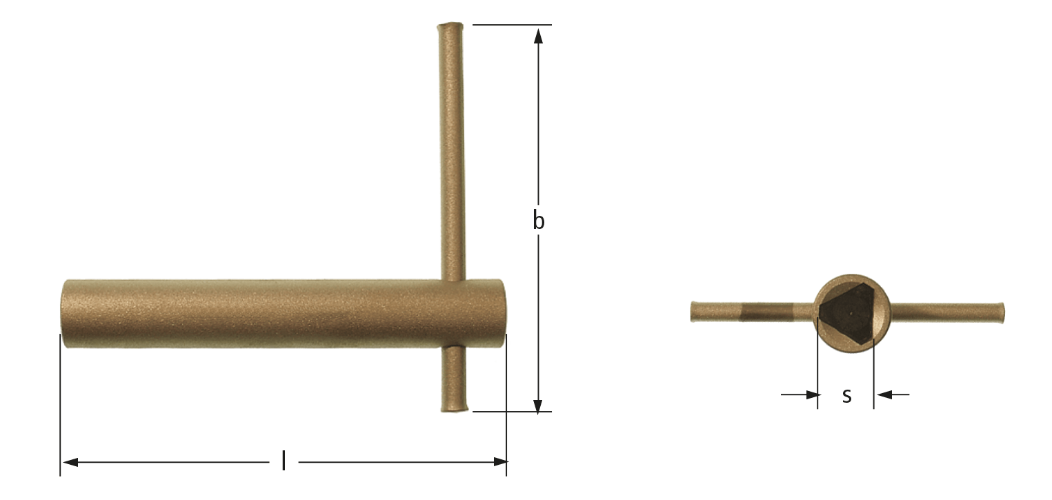 Socket Wrench 3 Points For Switch Board Security - Tap (1525x725), Png Download