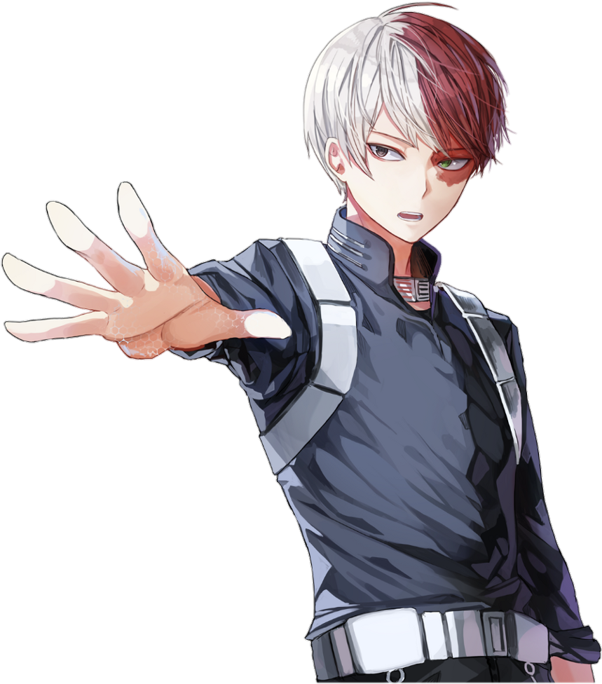 shoto todoroki hero uniform