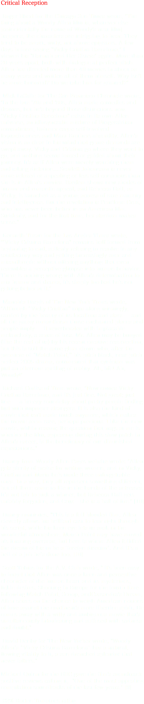 Critical Reception -roger Ebert For The Chicago Sun - The Thing (496x2440), Png Download