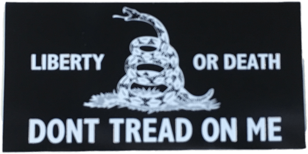 Liberty Or Death Stickerstickerthe Dixie Shop 14558758 - Dont Tread On Me Liberty (1440x1440), Png Download