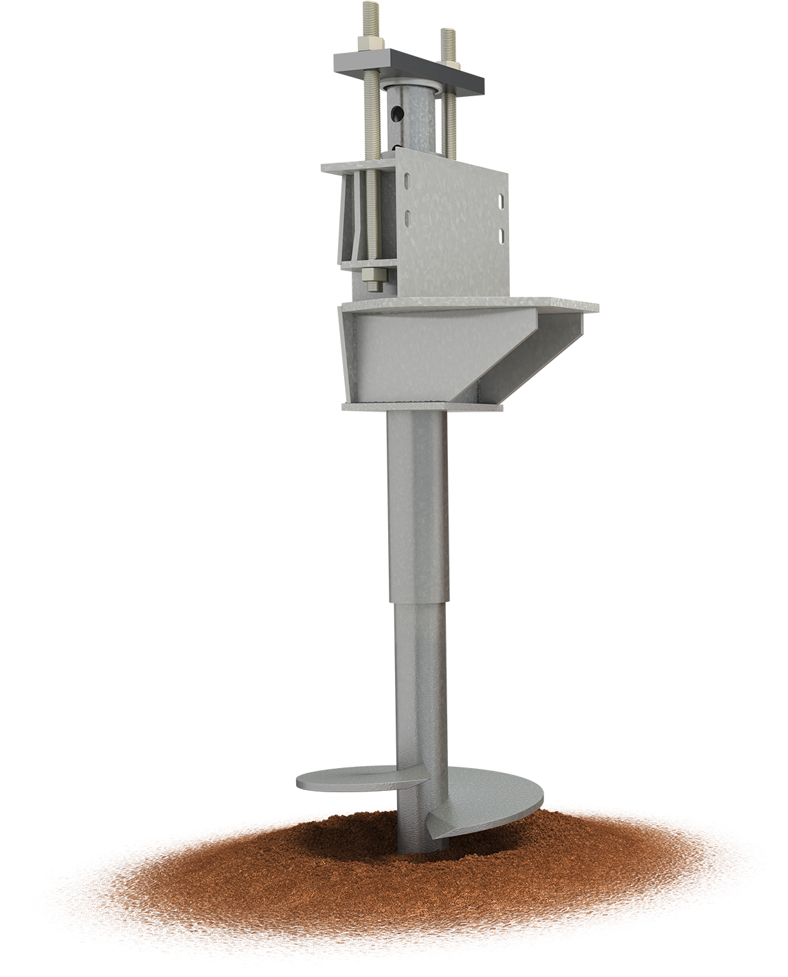 That Movement Shifts And Settles Your Home, Causing - Screw Piles (2044x1694), Png Download