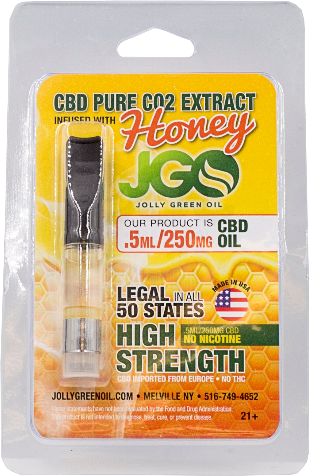 Jolly Green Oil Honey Infused Cartridge - Jolly Green Oil Vapes (1536x1893), Png Download