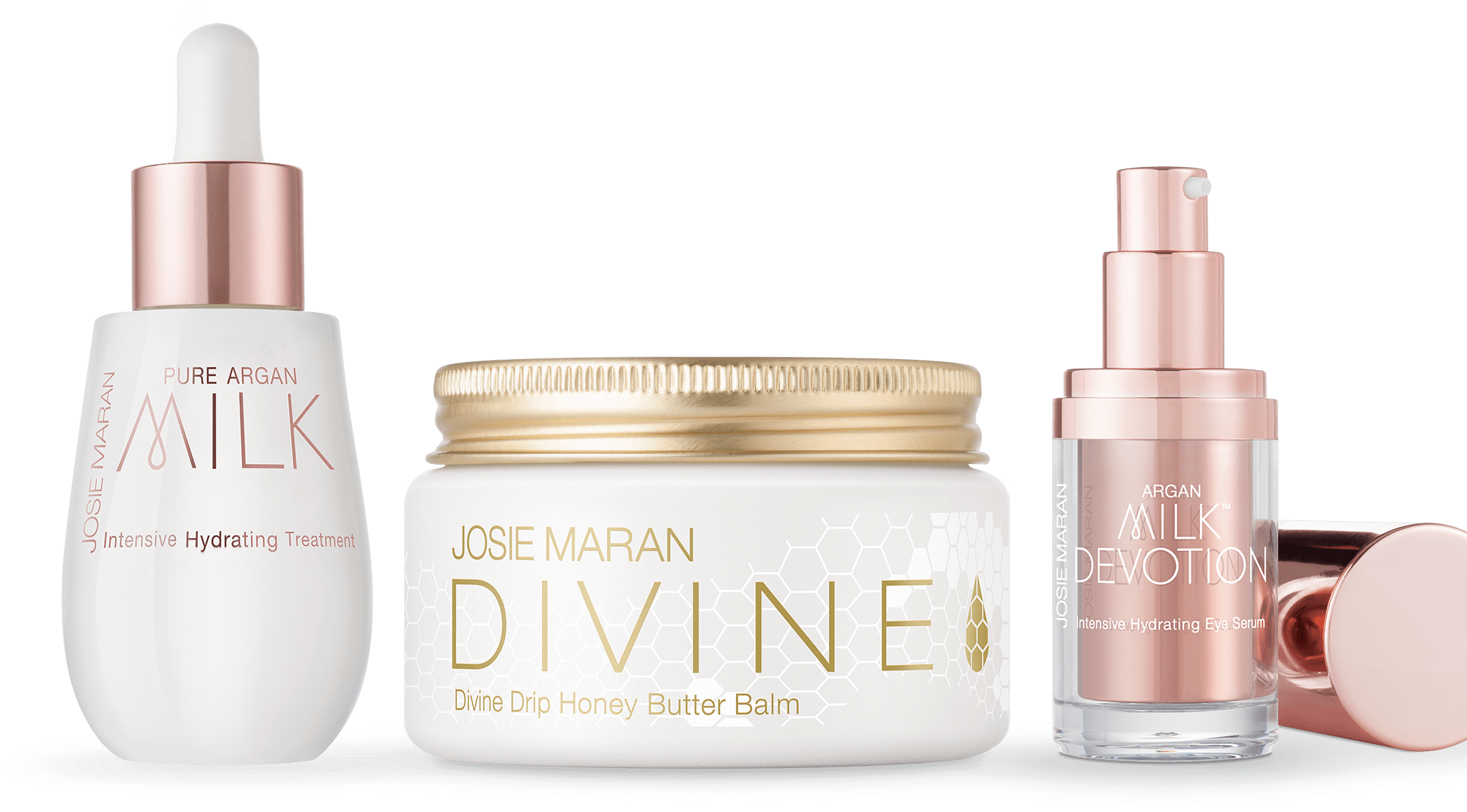 Argan Body And Skincare Set - Josie Maran Cosmetics - Pure Argan Milk Treatment - (2048x2048), Png Download