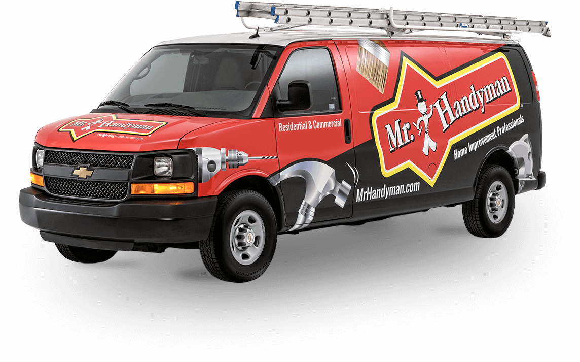 Handyman Van - Handyman Franchise (1144x713), Png Download