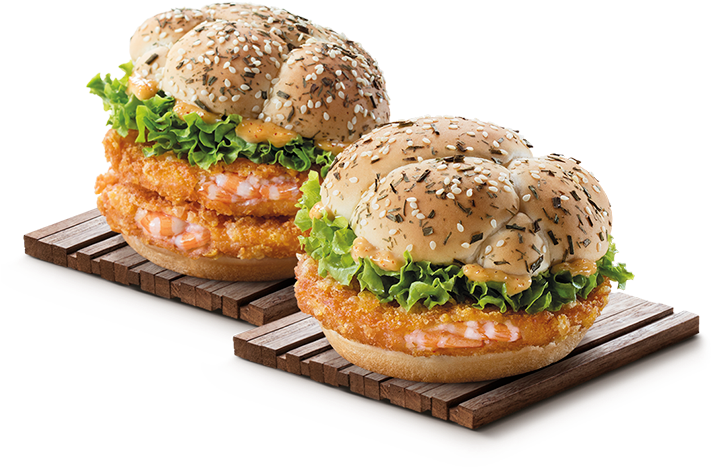 Ebi Burger - Cereal Ebi Burger (720x470), Png Download