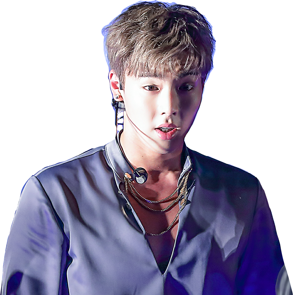 Monstax Shownu Im Jooheon Hyungwon Minhyuk Wonho Fanart - Shownu (950x956), Png Download