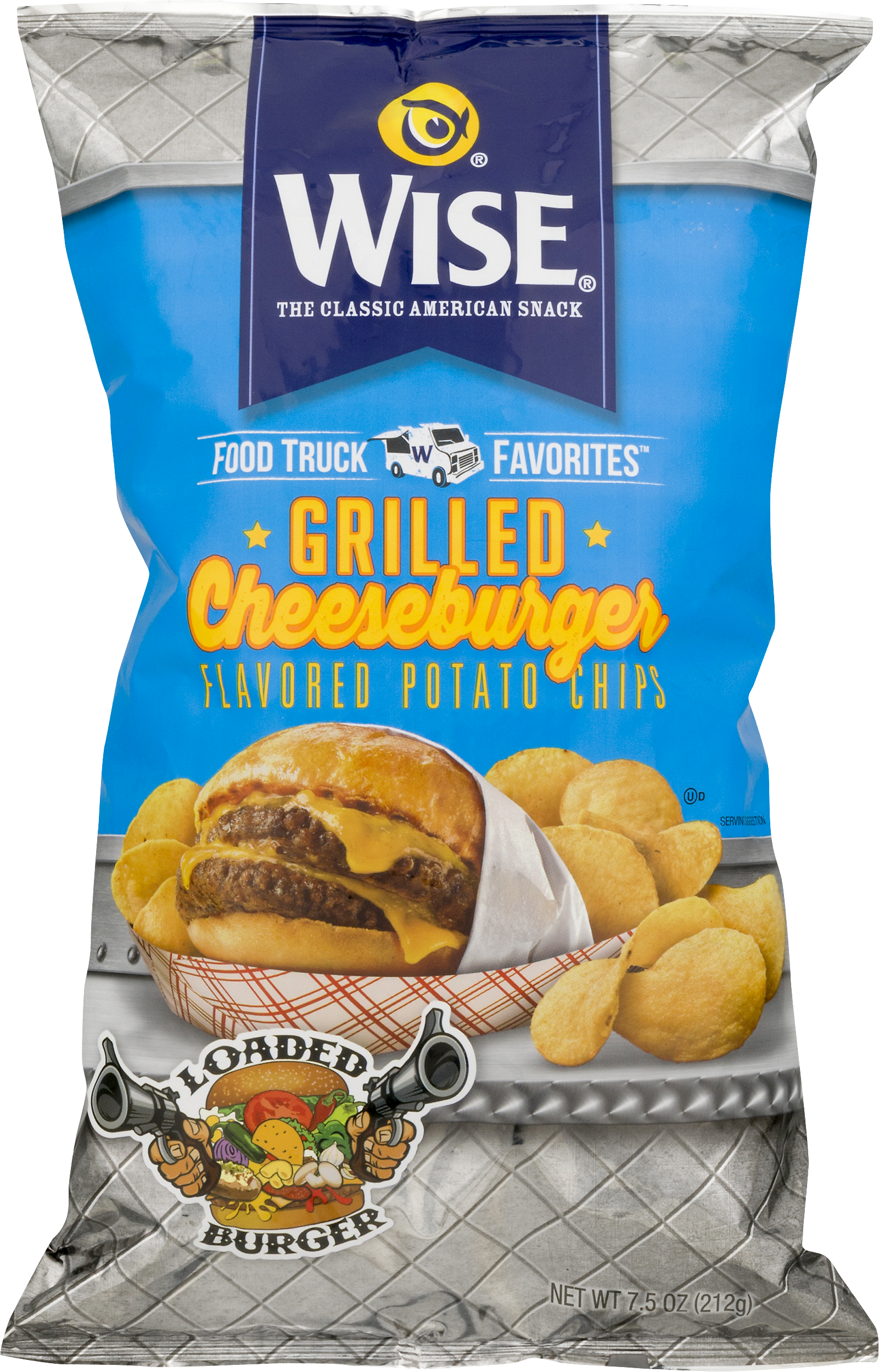 Wise Cheeseburger Potato Chips (1601x2500), Png Download