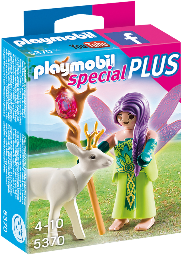 Playmobil Special Plus Fairy With Deer (1280x896), Png Download
