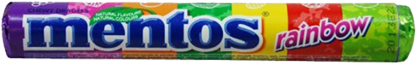 Mentos Rainbow Mystery Roll Chewy Assorted Candy - Mentos Rainbow (600x600), Png Download