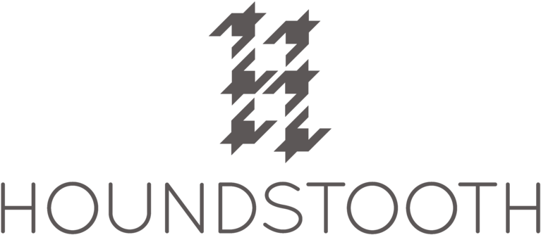 Houndstoothgreyfooter - Houndstooth Kc (1000x559), Png Download