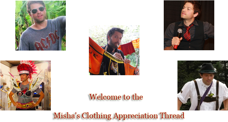 Misha's Clothing Appreciation - Misha Collins Funny (800x450), Png Download
