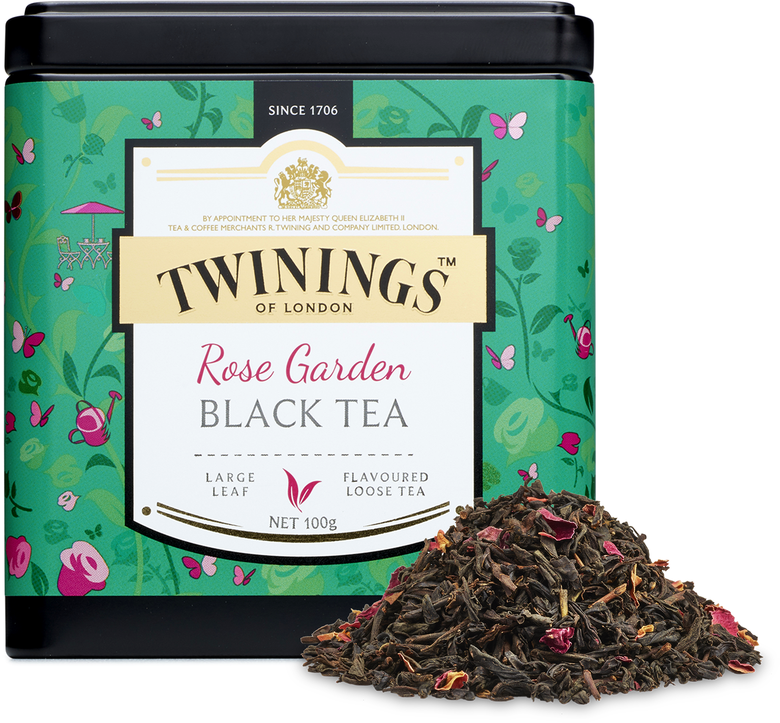 Twinings Rose Tea (1960x1494), Png Download