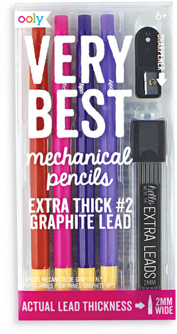 Ooly Mechanical Pencils - Very Best Mechanical Pencils Set Of 4 Cool Blues (800x800), Png Download
