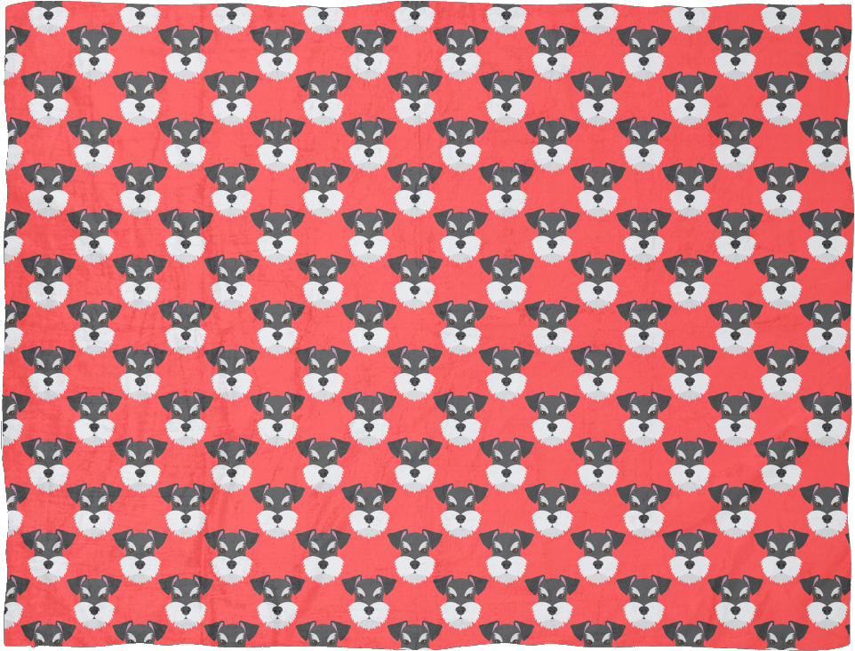 Schnauzer Blanket (1024x1024), Png Download