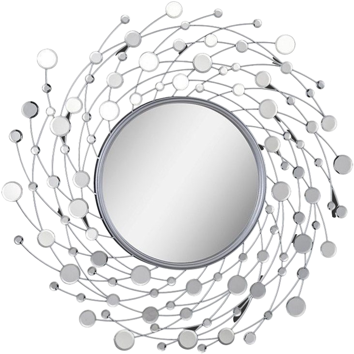 Renwil Como Mirror In Satin Nickel - Renwil Como Mirror | Mt1134 (798x798), Png Download