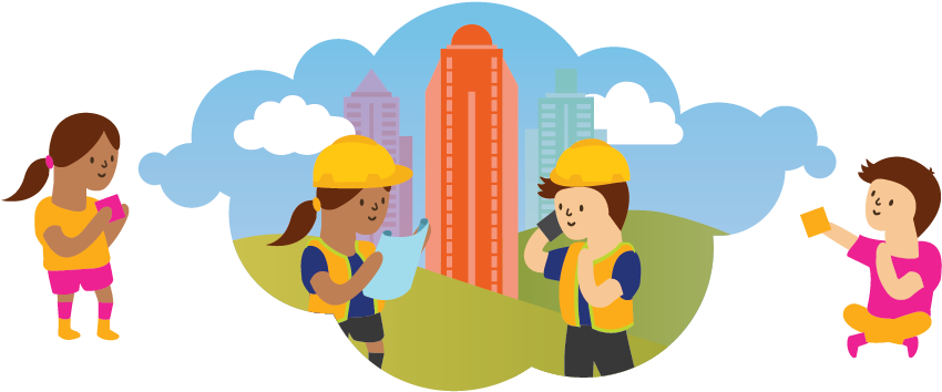 Preschool Png - - Construction (1000x417), Png Download