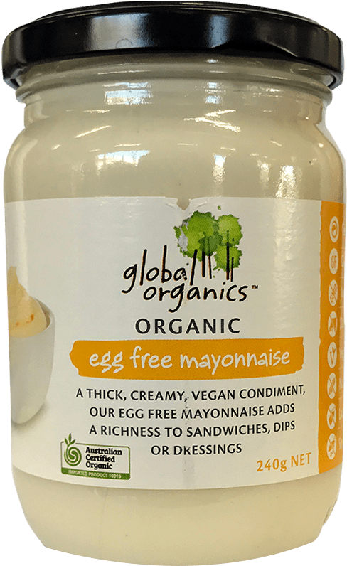 Global Organics Egg Free Mayonnaise - Global Organics Organic Minestrone Soup 400g (800x800), Png Download