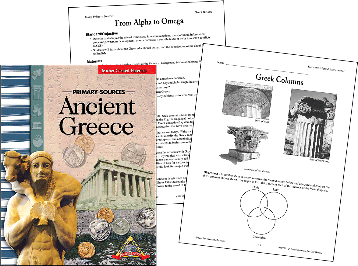 Ancient Greece Kit - Document (1200x900), Png Download