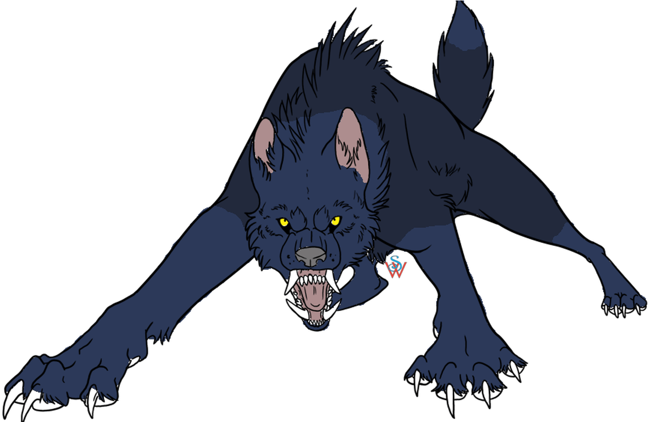 Anime Angry Wolf Drawings, - Anime Angry Wolf (1368x855), Png Download